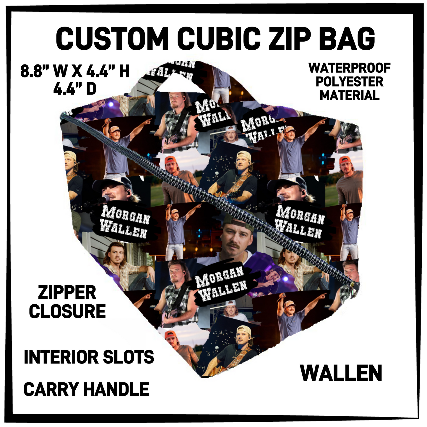 CZ1B - Wallen Cubic Zip Bag - Preorder Closing 7/8 ETA: Early Sept
