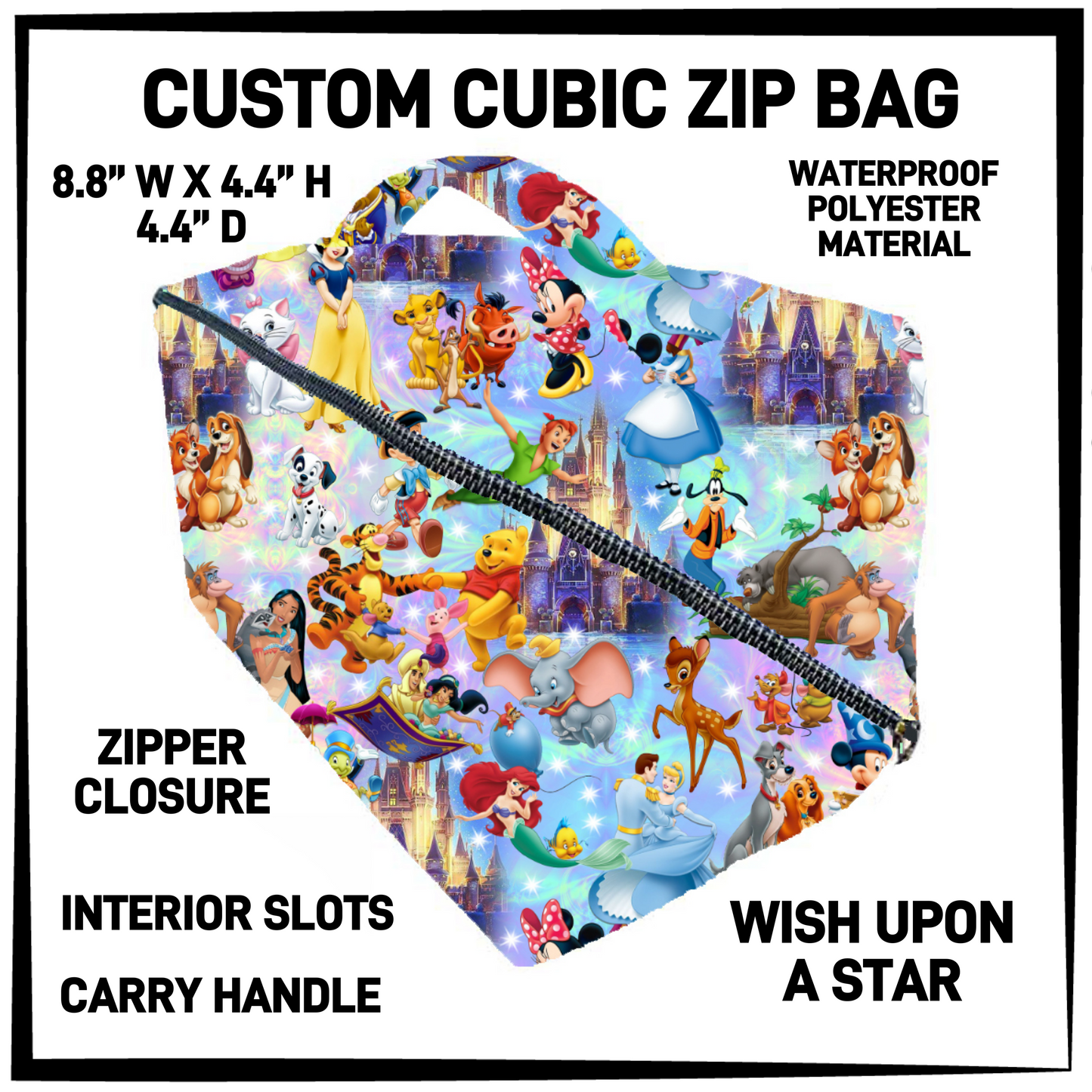 CZ1B - Wish Upon A Star Cubic Zip Bag - Preorder Closing 7/8 ETA: Early Sept