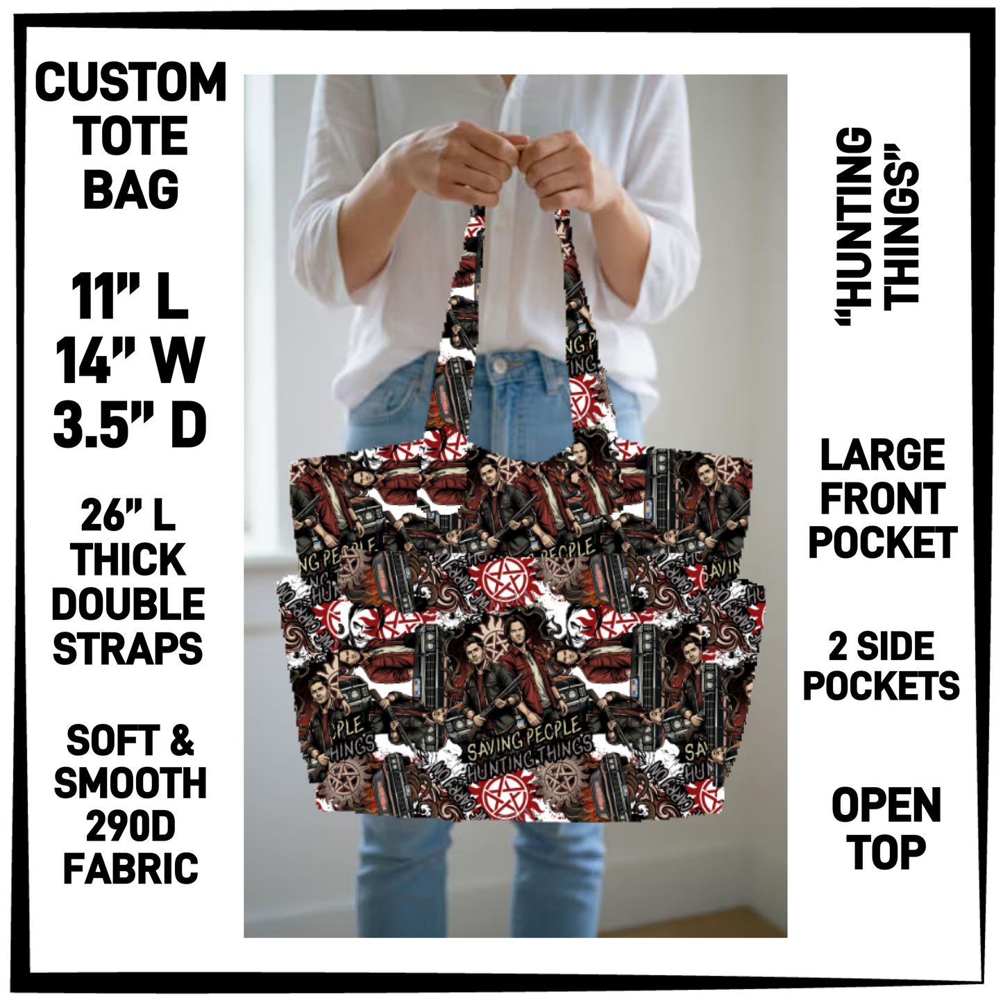 N2TB - Hunting Things Custom Tote Bag - Preorder Closing 7/22 ETA: Late Sept