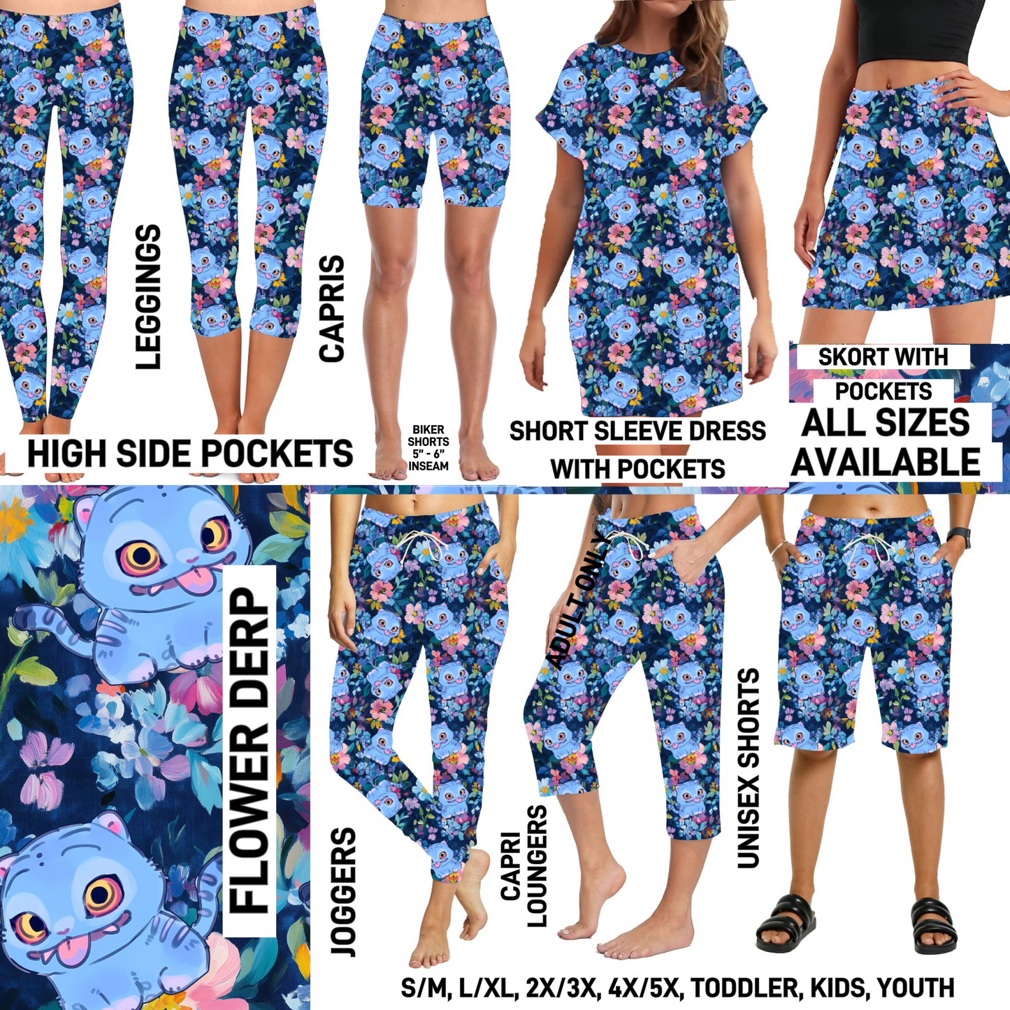 298BT - Flower Derp - Preorder Closing 9/6 ETA: Early Nov