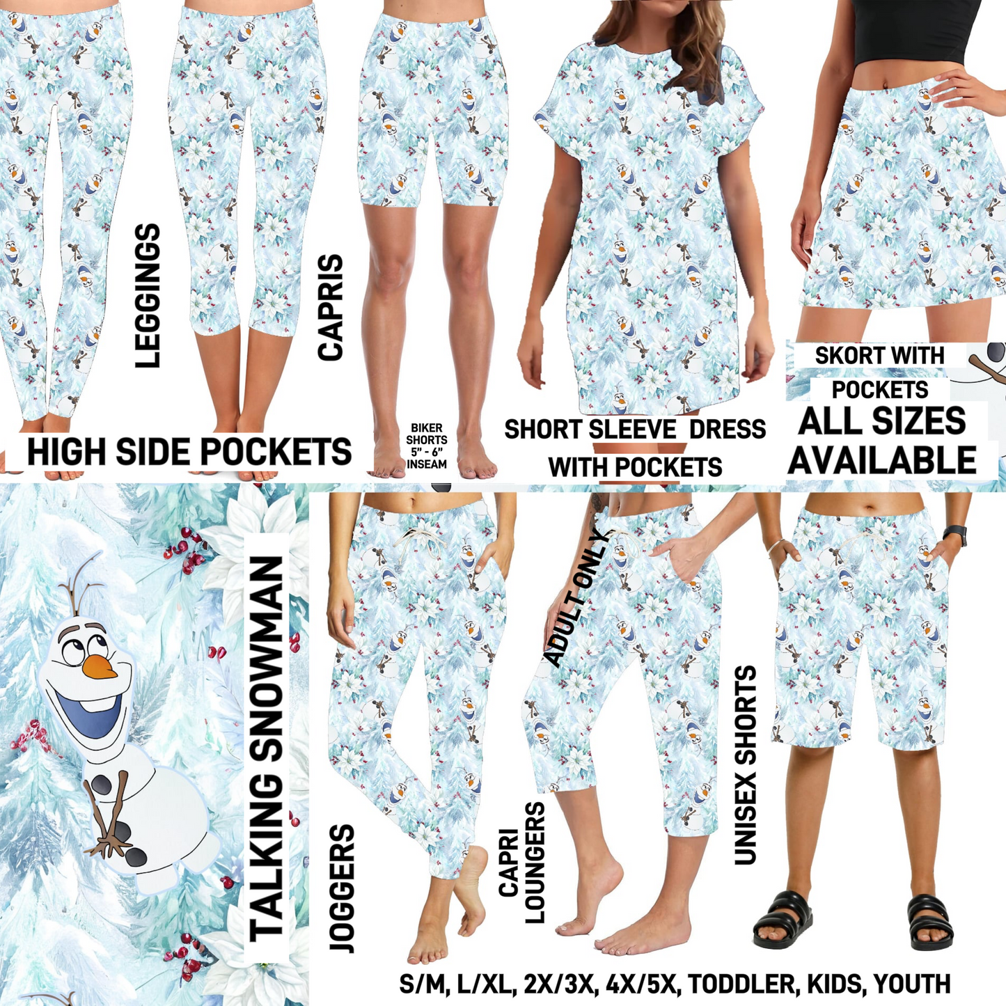 298BT - Talking Snowman - Preorder Closing 9/6 ETA: Early Nov