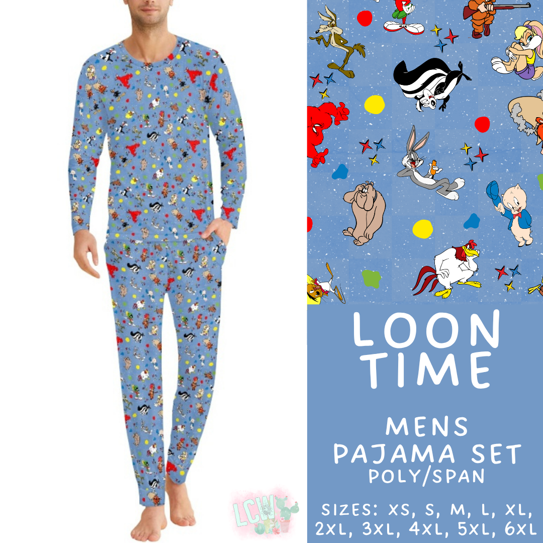 Batch #587 - Family Pajamas 2 - Closes 9/18 - ETA mid Nov - Loon Time Men's Pajama Set