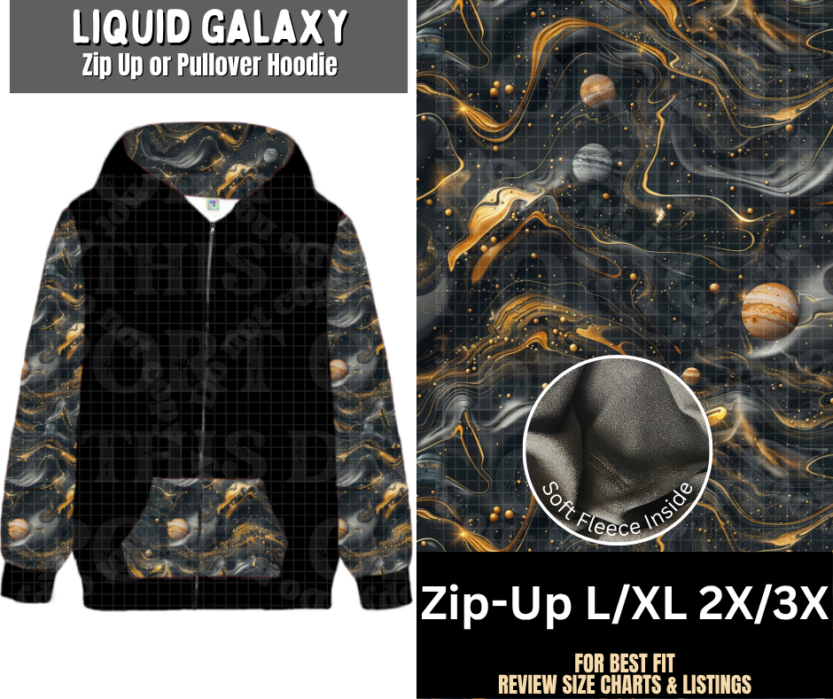 Liquid Galaxy Zip-Up Hoodie
