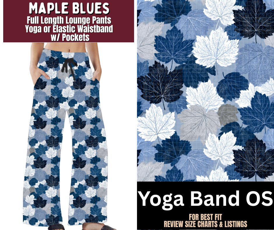 Maple Blues Full Length Lounge Pants
