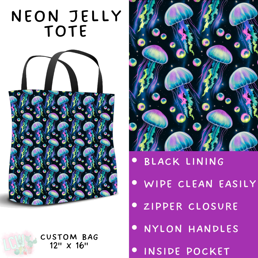 Batch #468 - Fun Run 18 - Closes 12/26 - ETA late Feb - Neon Jelly Tote