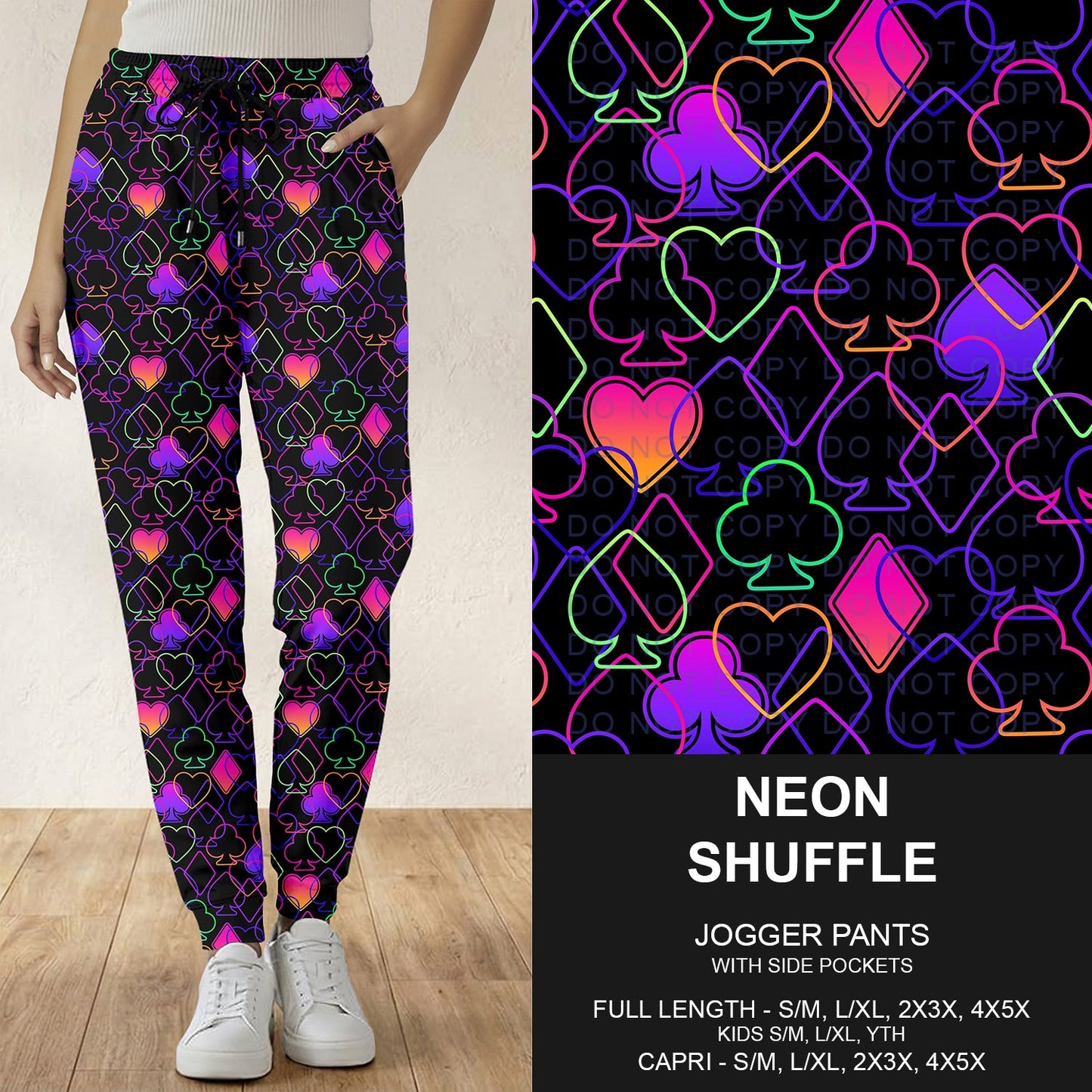 B298 - Preorder Neon Shuffle Joggers (Closes 7.05. ETA: early Sept.)