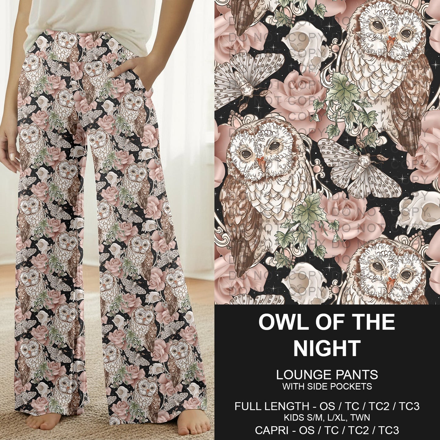 B289 - Preorder Owl of the Night Lounge Pants (Closes 5/10. ETA: mid July)