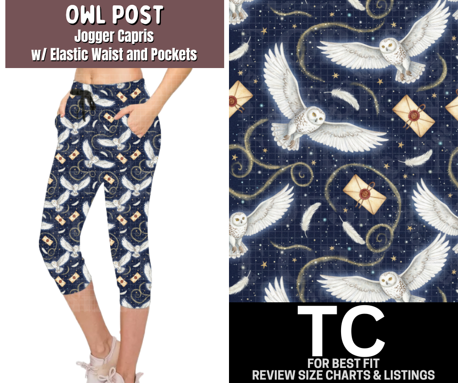 Owl Post Jogger Capri