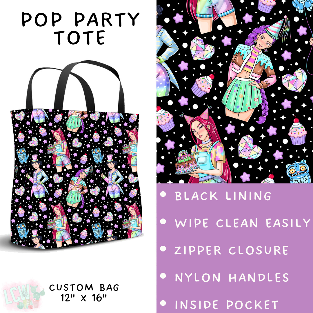 Batch #479 - Cool Characters 11 - Closes 1/21 - ETA mid/late March - Pop Party Tote