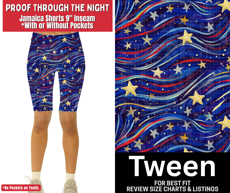 Proof Through The Night Jamaica Shorts w/ Pockets