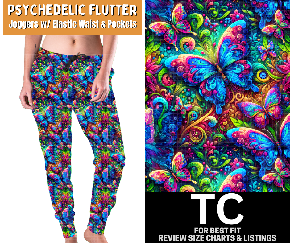 Psychedelic Flutter Joggers