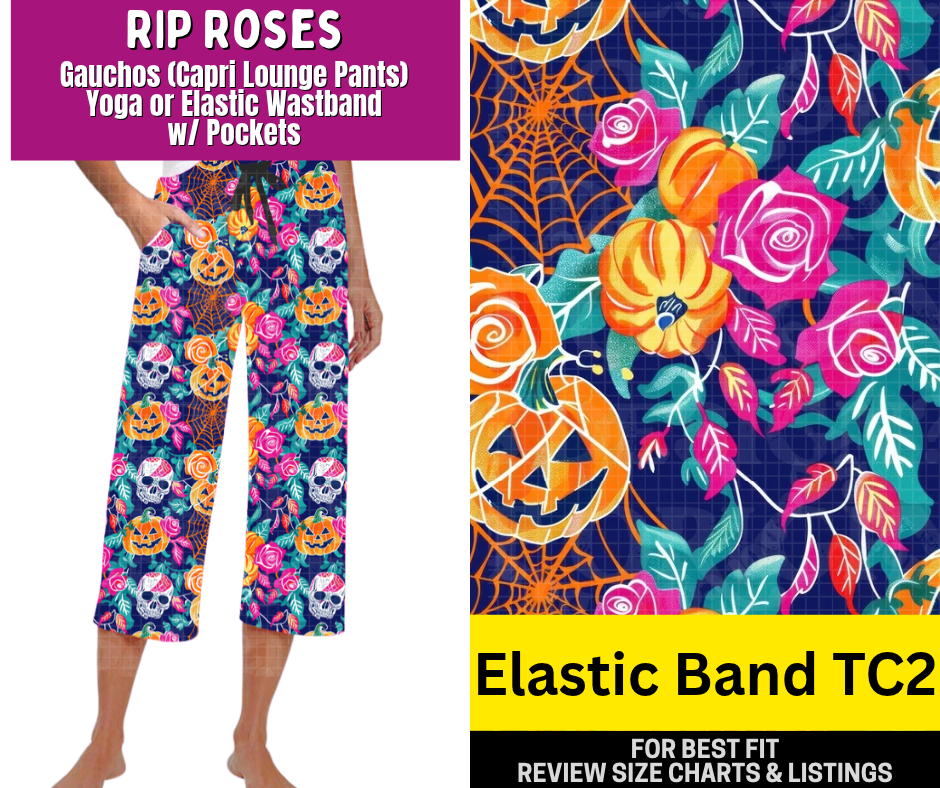 RIP Roses Capri Gauchos