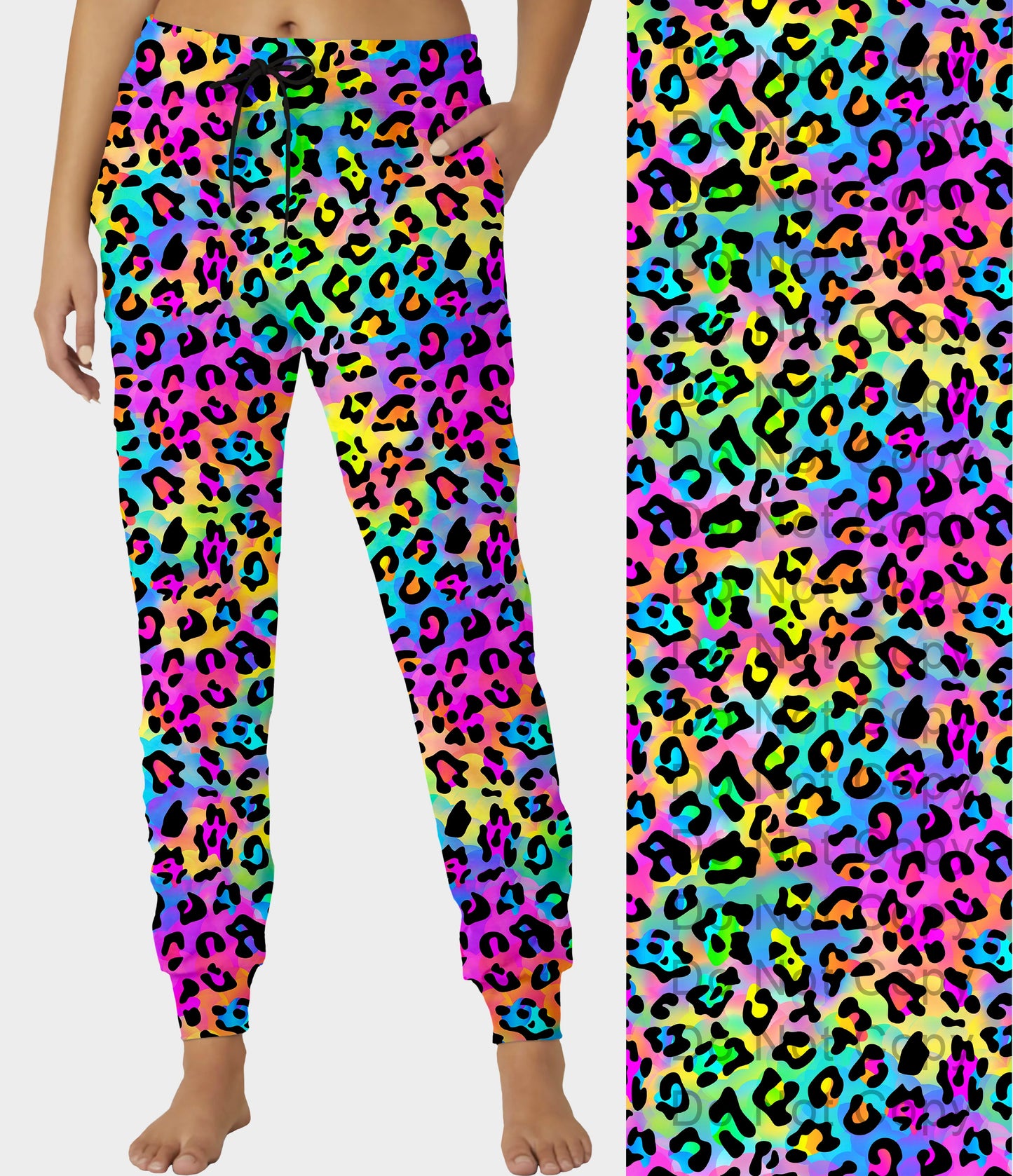 RTS - Rainbow Leopard Joggers