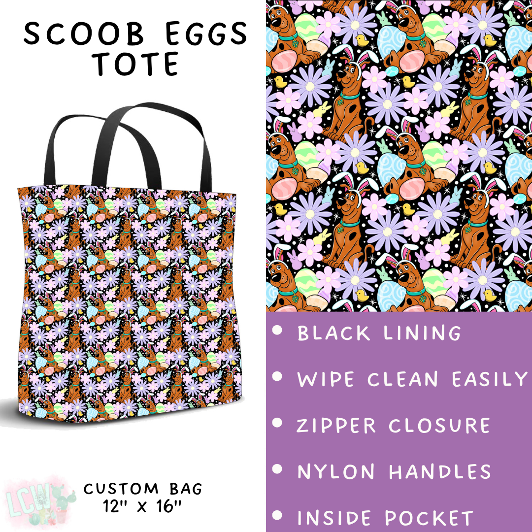 Batch #477 - Magical Character Easter - Closes 1/12 ETA - Early March - Scoob Eggs Tote