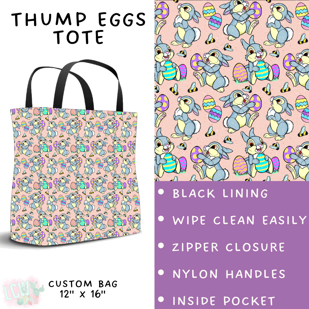 Batch #477 - Magical Character Easter - Closes 1/12 ETA - Early March - Thump Eggs Tote