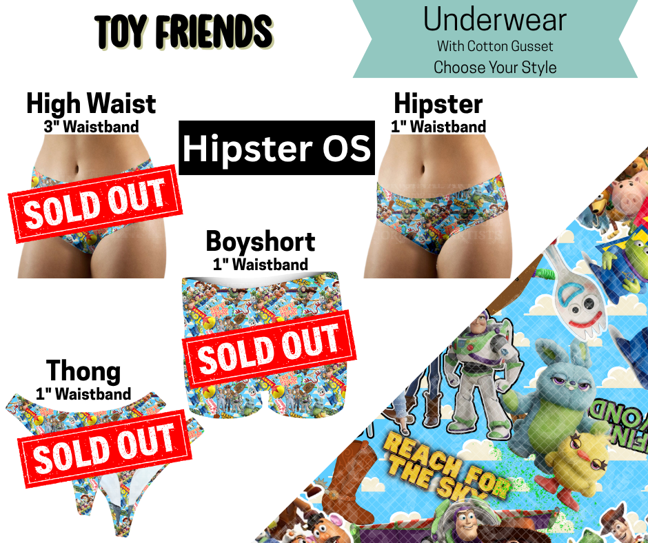Toy Friends Hipster Underwear