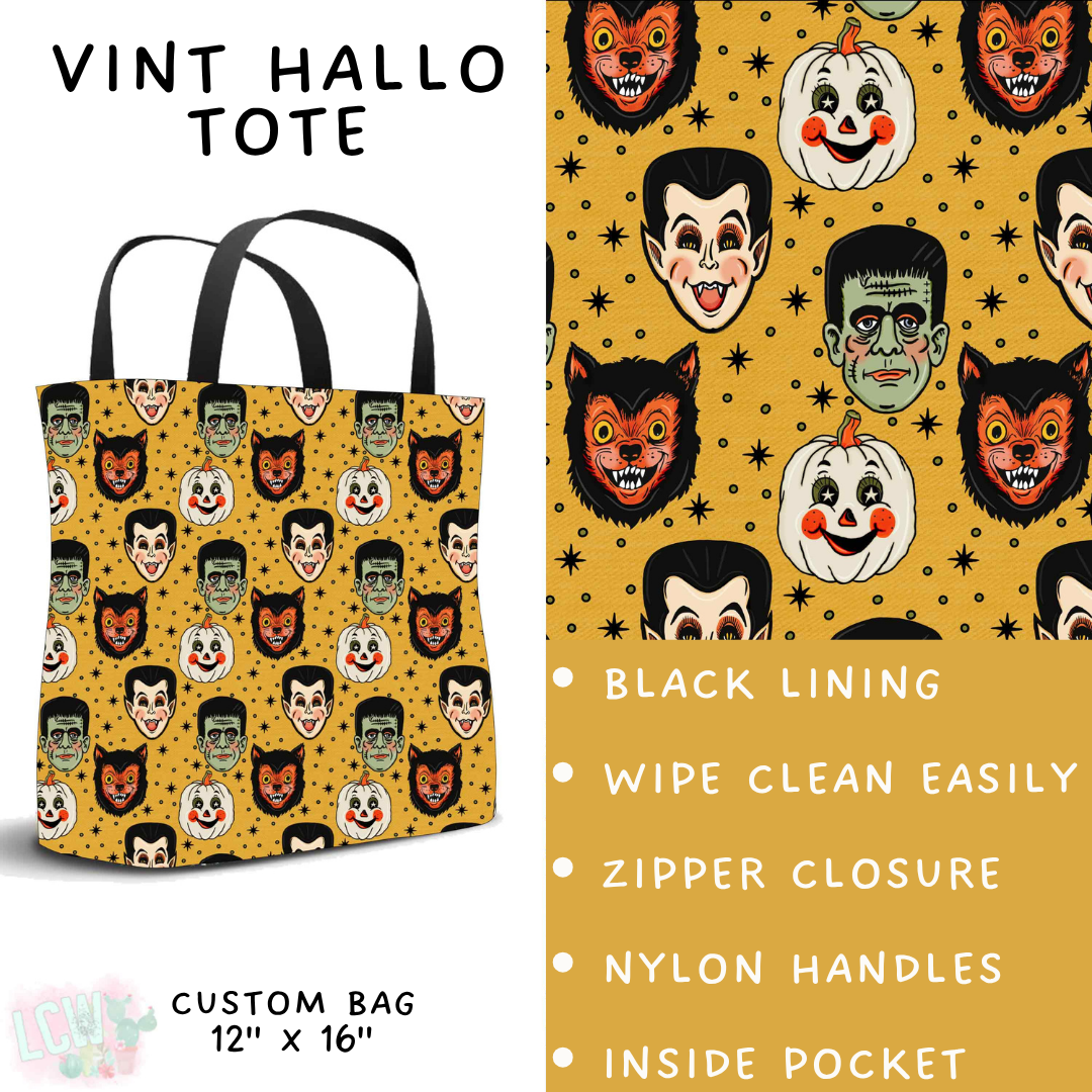 Batch #560 - Halloween 4 - Closes 7/26 - ETA late Sept - Vint Hallo Tote