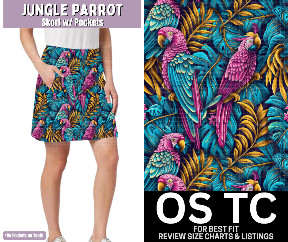 Jungle Parrot Skort