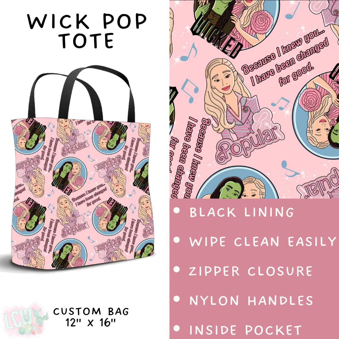 Batch #479 - Cool Characters 11 - Closes 1/21 - ETA mid/late March - Wick Pop Tote