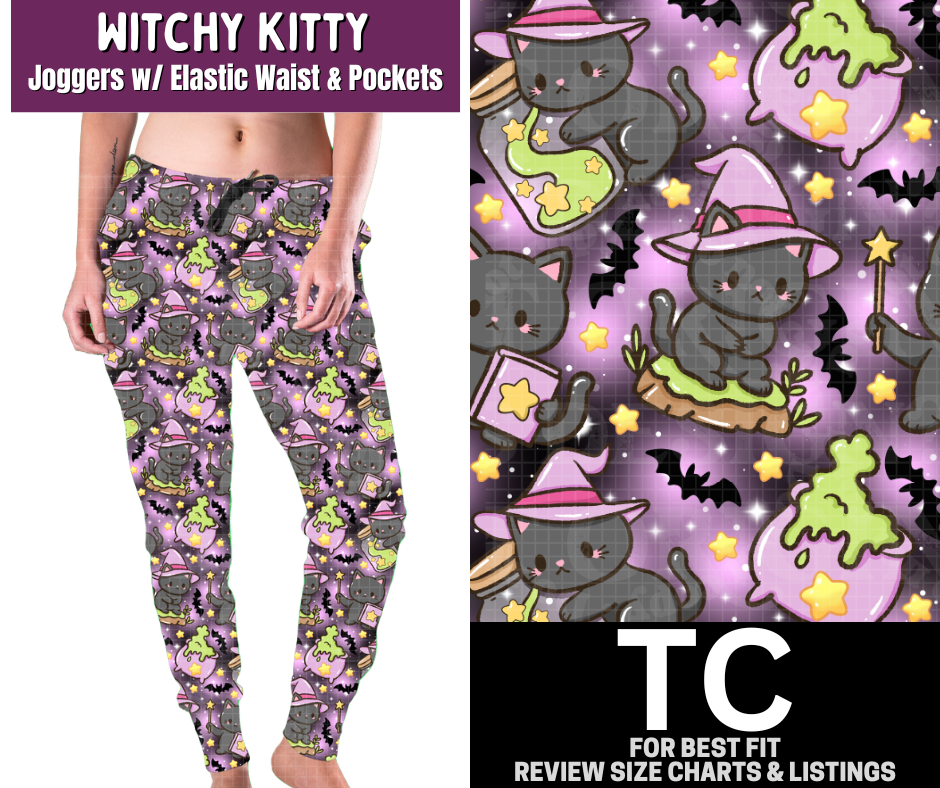 Witchy Kitty Joggers