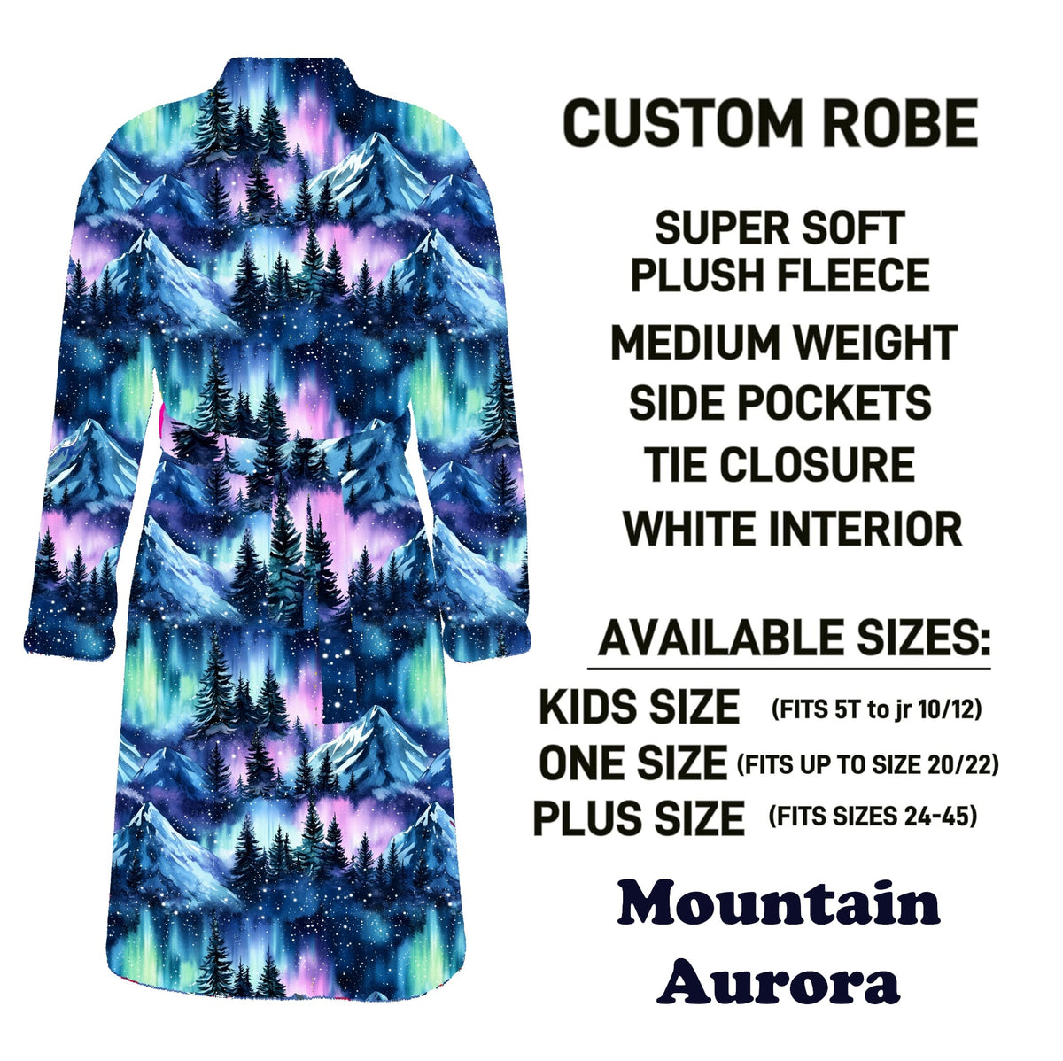 CU4R - Mountain Aurora Robe - Preorder Due 10/14 ETA: Mid-Dec