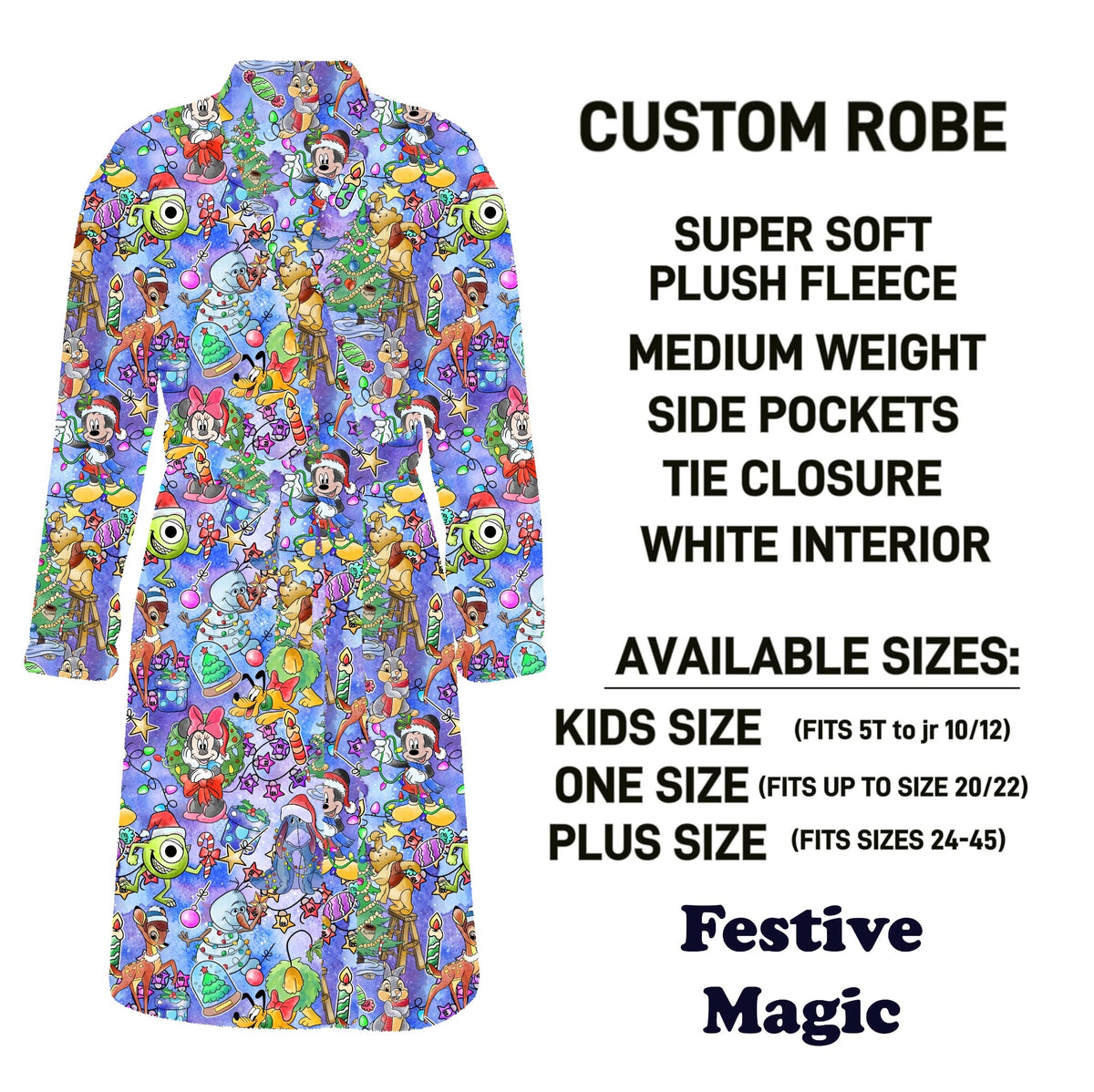 CU4R - Festive Magic Robe - Preorder Due 10/14 ETA: Mid-Dec