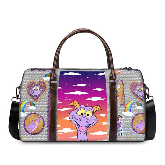 Purple Dragon Travel Handbag