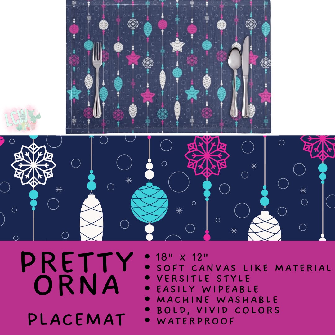 Batch #588 - Table Runners - Closes 9/21 - ETA early/mid Nov - Pretty Orna Placemat