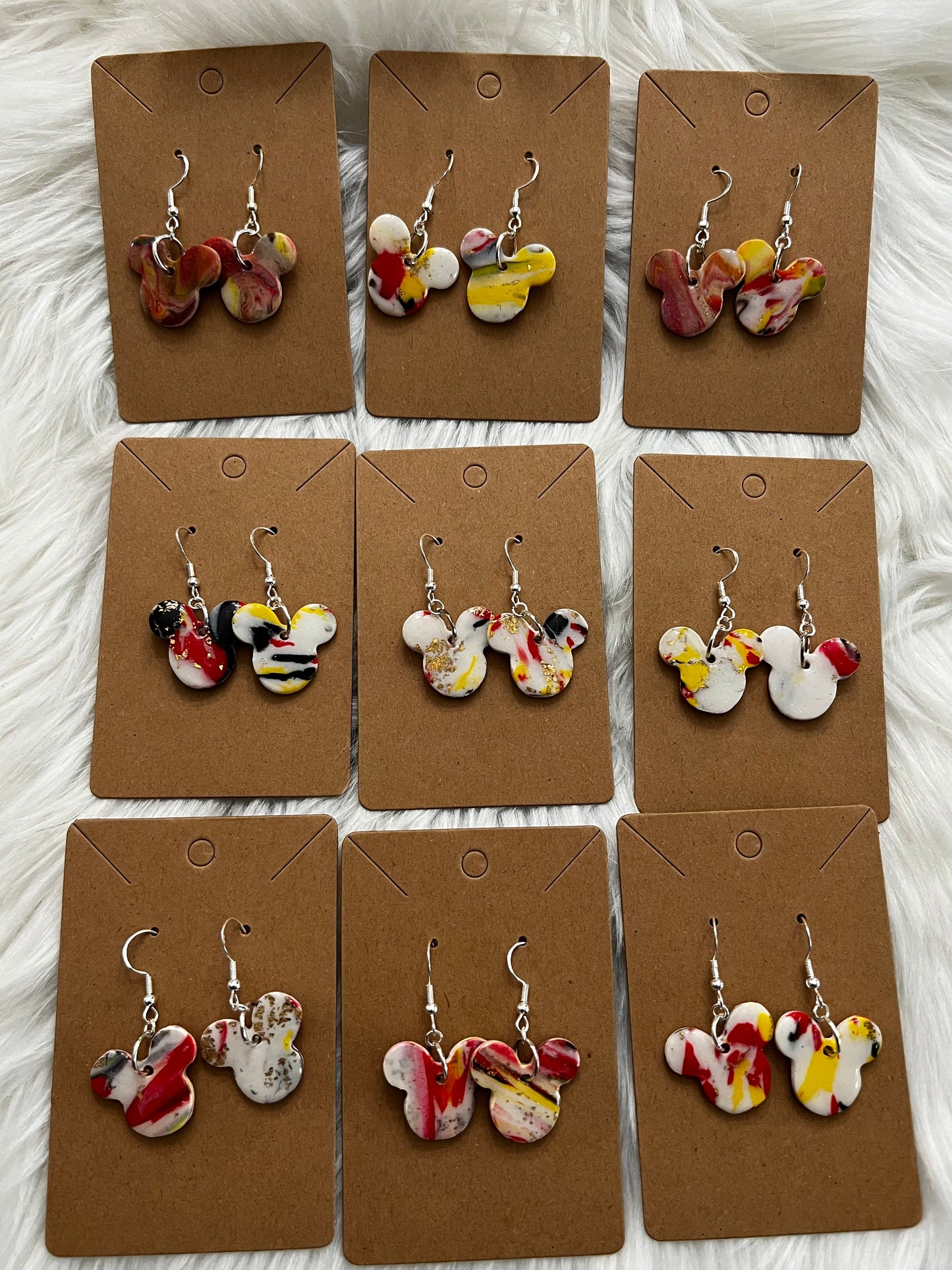 Small Mickey Hook Earrings