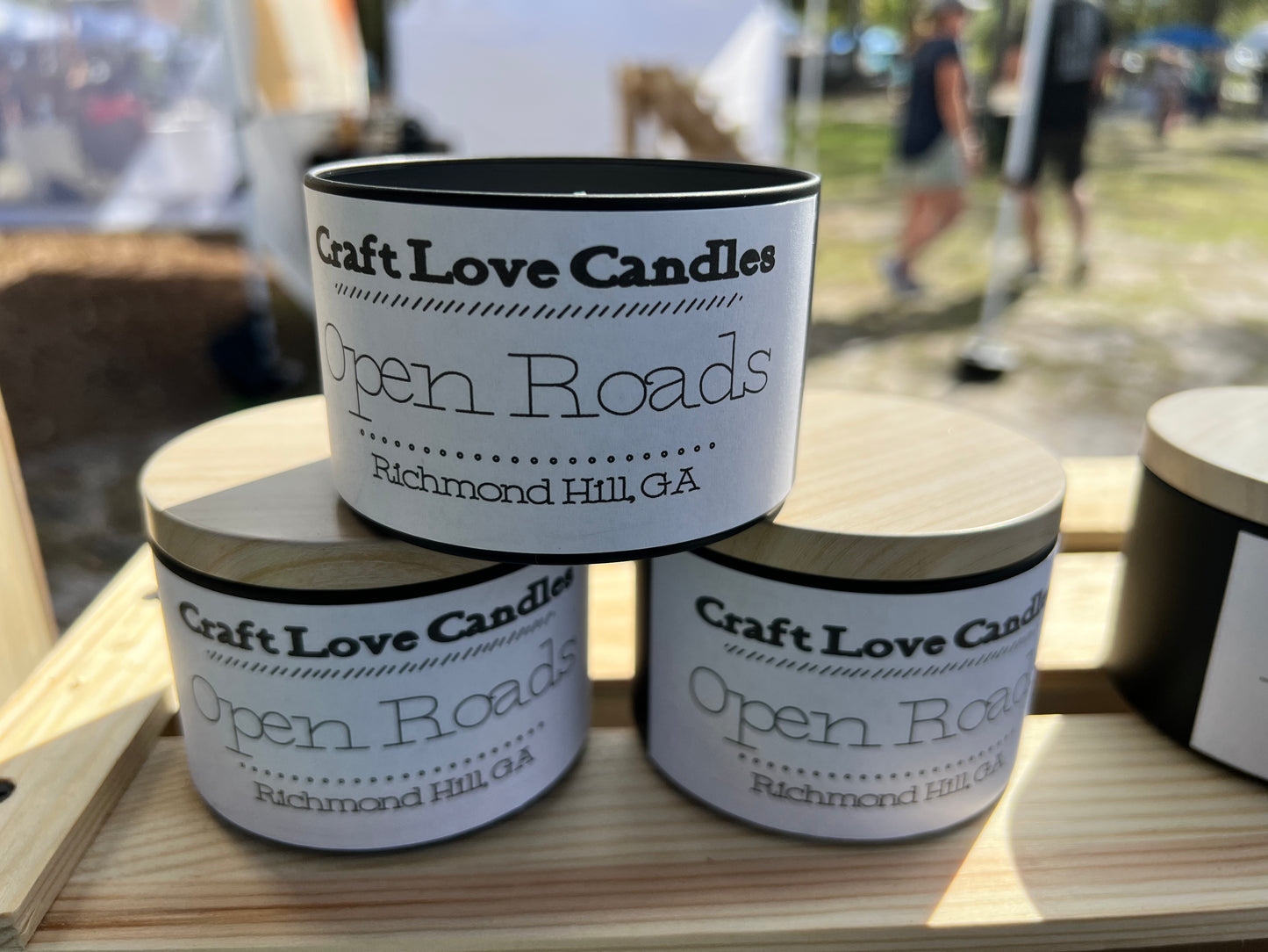 Open Roads 8oz Candle Tin