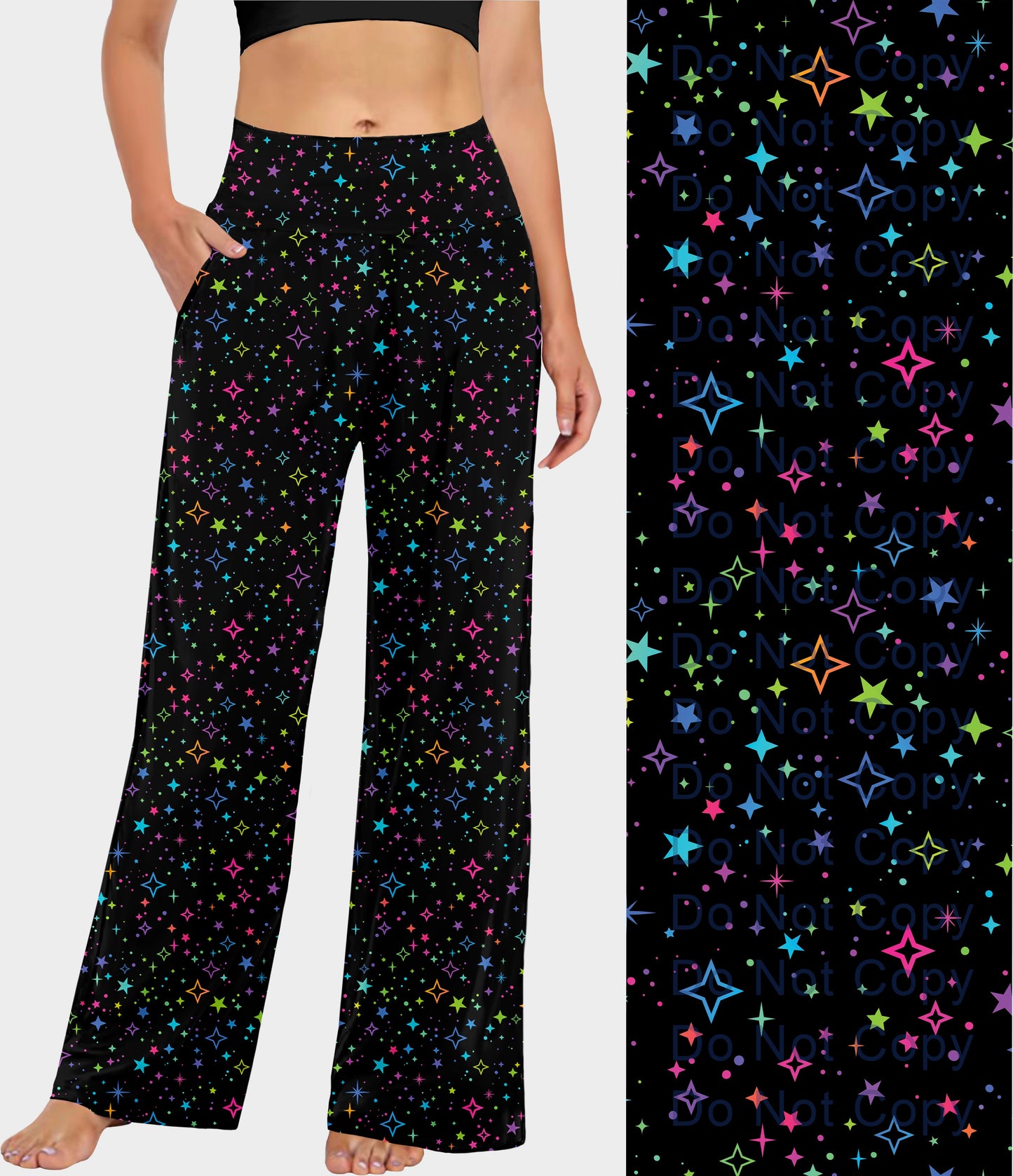 RTS - Neon Stars Lounge Pants