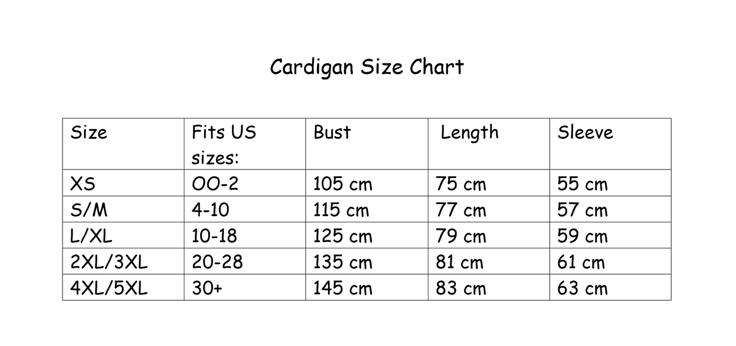 Spooky Gnomes Cardigan - Ready to Ship!