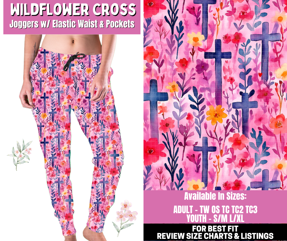 Preorder! Closes 1/12. ETA March. Wildflower Cross Joggers