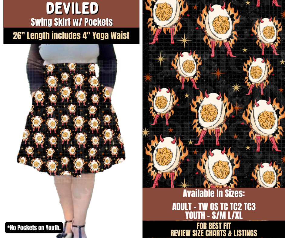 Preorder! Closes 7/27. ETA Oct. Deviled Swing Skirt