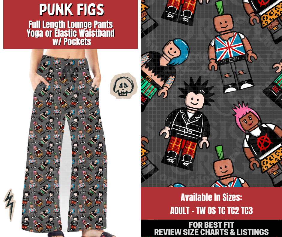 Preorder! Closes 12/22. ETA March. Punk Figs Full Length Lounge Pants