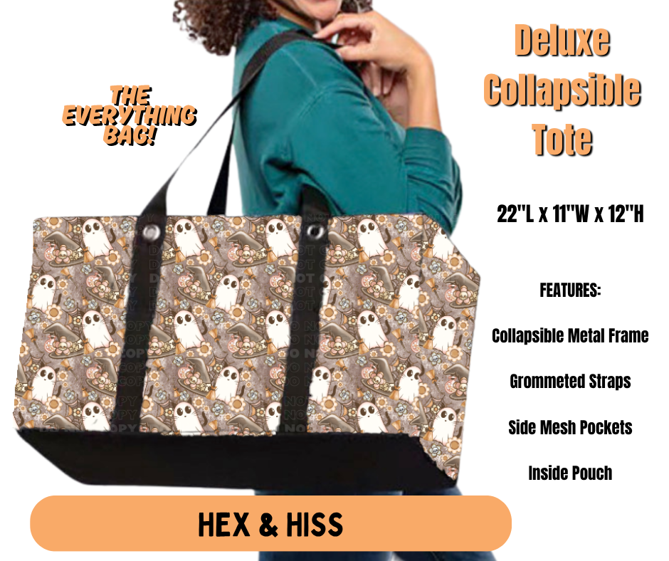 Preorder! Closes 7/2. ETA Oct. Hex & Hiss Collapsible Tote