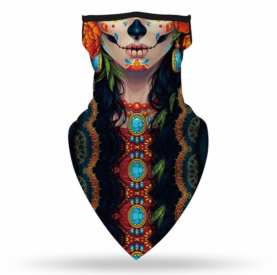Sugar Skull Gaiter- Adult