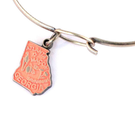 Georgia State Charm Bracelet, Necklace, or Charm Only