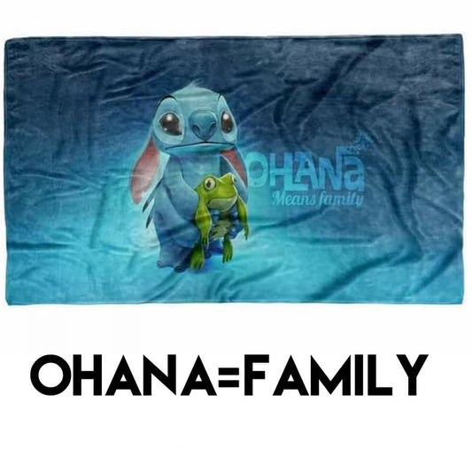 Ohana = Family Oversized Blanket