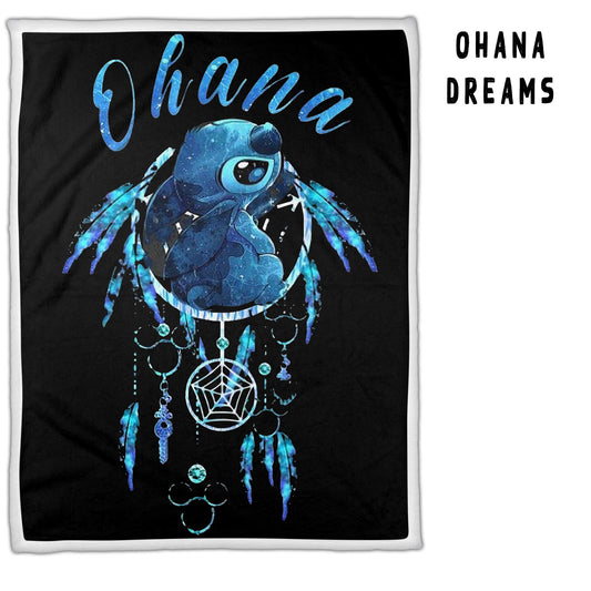 Ohana Dreams Oversized Sherpa Blanket