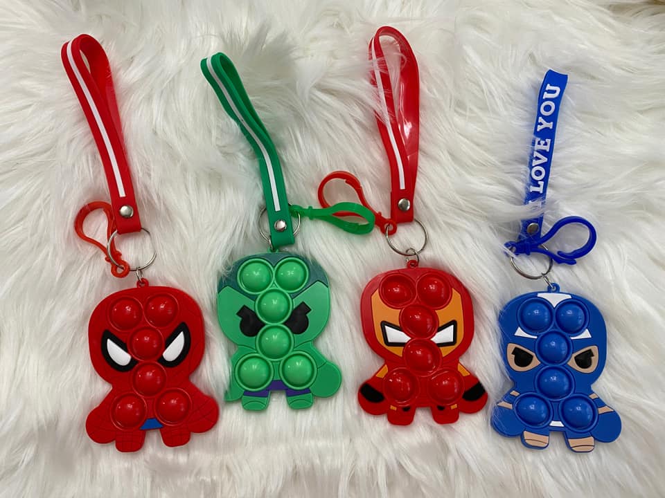 Hero Soft Popper Wrist Keychain