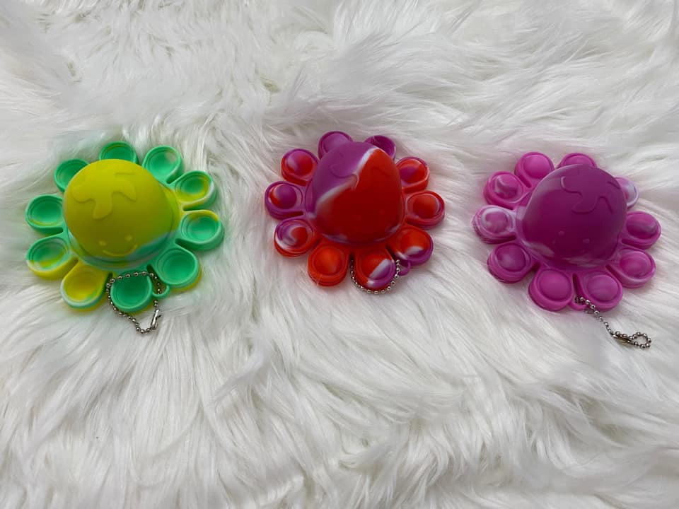 Octopus Fidget Keychain