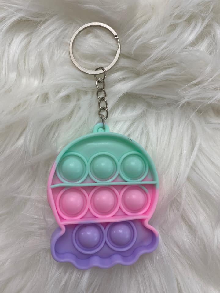 Octopus Popper Keychain