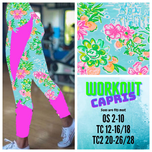 Lilly Mouse Workout Capri