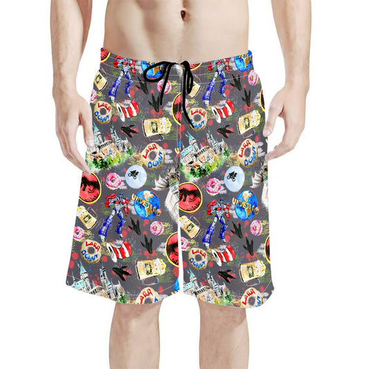 Universal All-Over Print Men's Beach Shorts