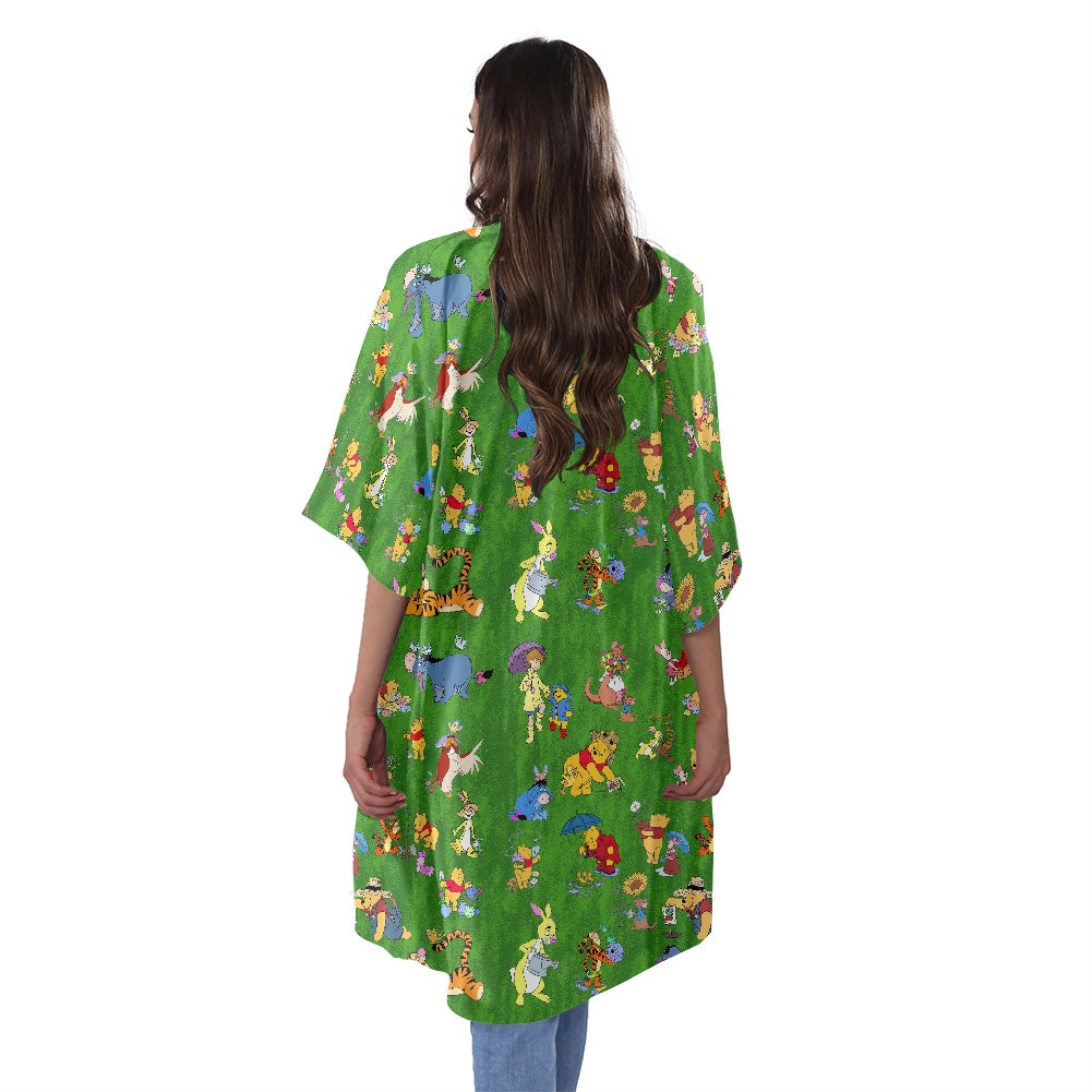 Spring Winnie Women's Half Sleeve Kimono Cardigan