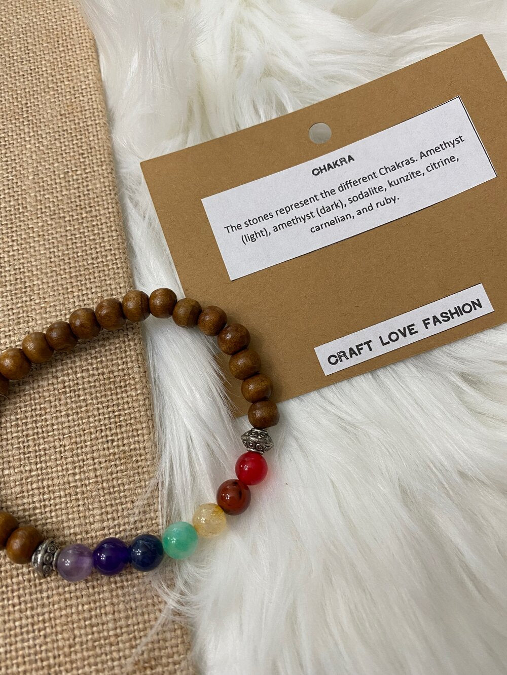 Chakra #2 Symbolic Stretch Stack Bracelet