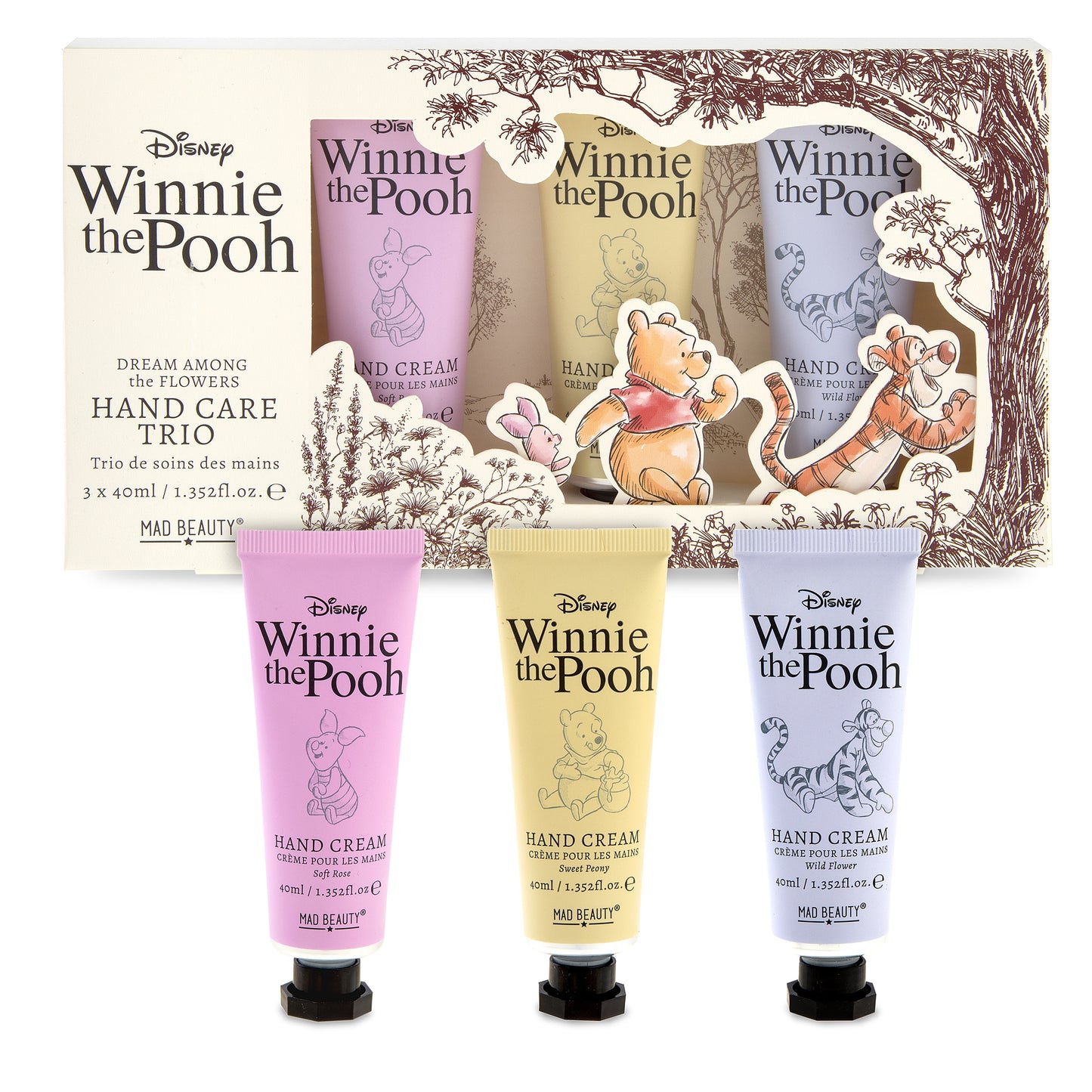 MadBeauty- Disney Winnie The Pooh Hand Cream Trio