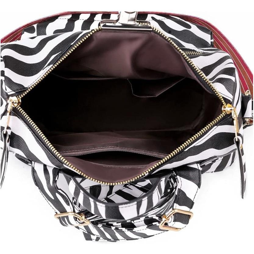 Vegan Leather Backpacks With Guitar Strap BLACK