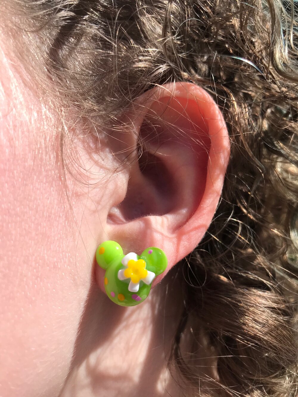 Polka Dot Mouse Magical Studs